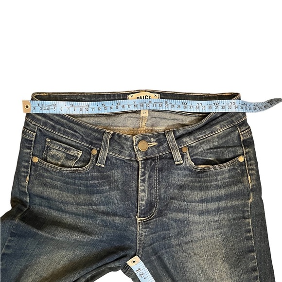 PAIGE VERDUGO Ankle Distressed
Busted Knee Women's Denim Jeans Size 27 Designer - Picture 13 of 14